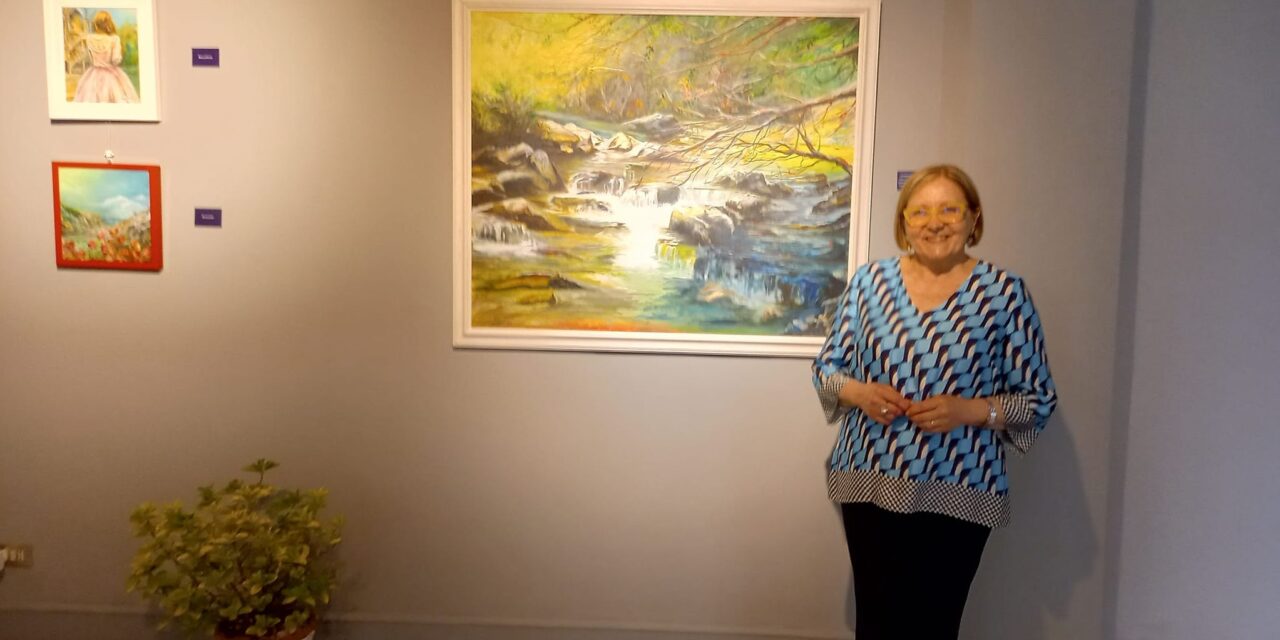 Diano Marina, continua fino a Sabato la mostra di Anna Bonelli a Palazzo del Parco, visitatela, è gratis