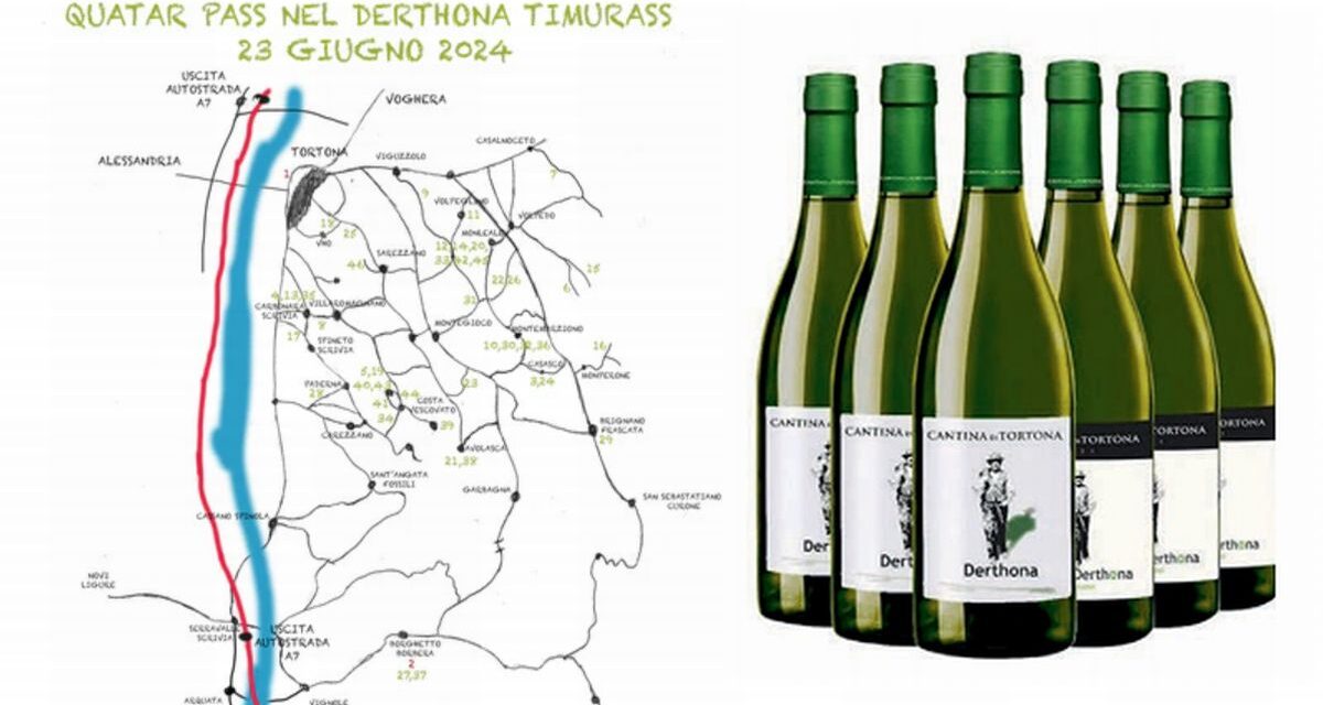 Domenica si degustano i prodotti Tortonesi con “Quatar Pass par Timurass”. Chi si prenota ha lo sconto