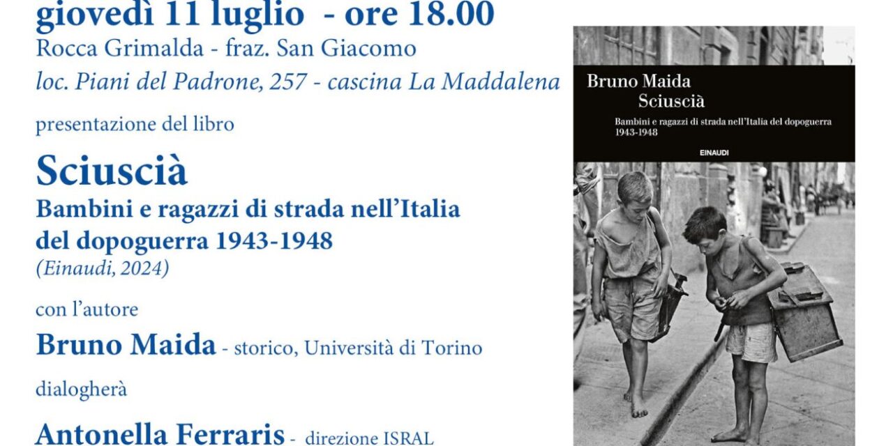 Giovedì a Roccagrimalda la rassegna “Dalle storie alla storia” dell’Isral