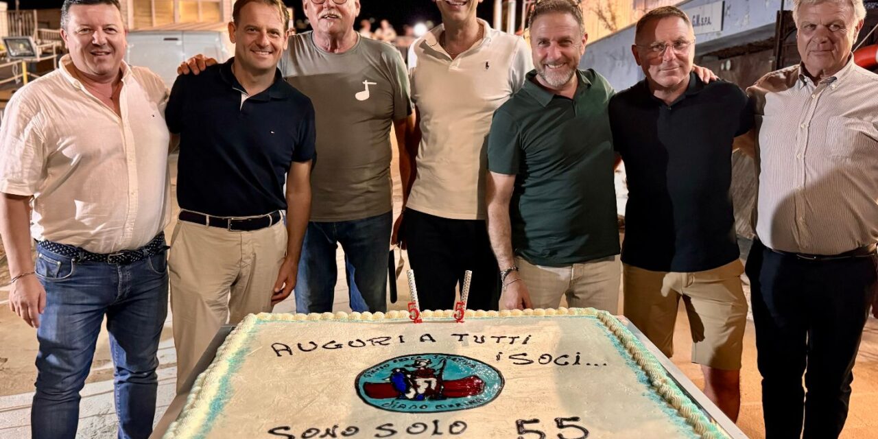 I pescatori di Diano Marina hanno festeggiato il 55esimo compleanno