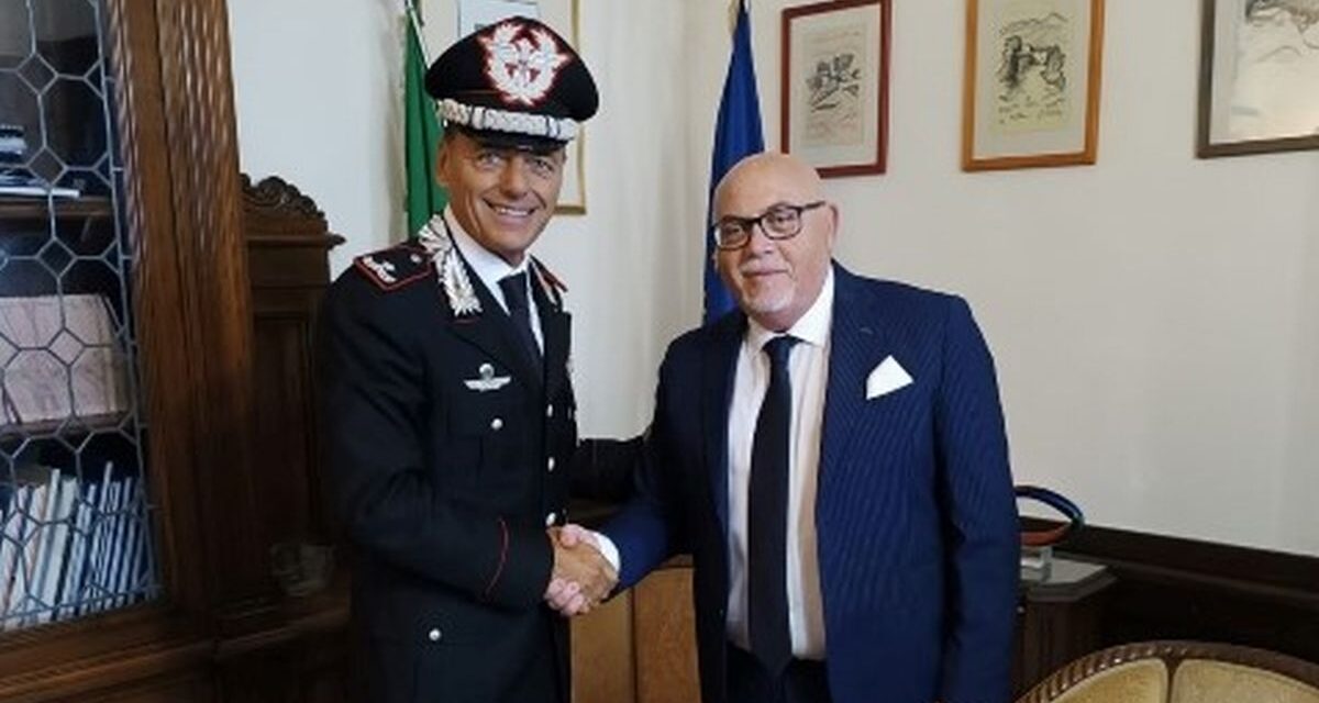 Il Comandante generale dei Carabinieri della Liguria in visita ad Imperia
