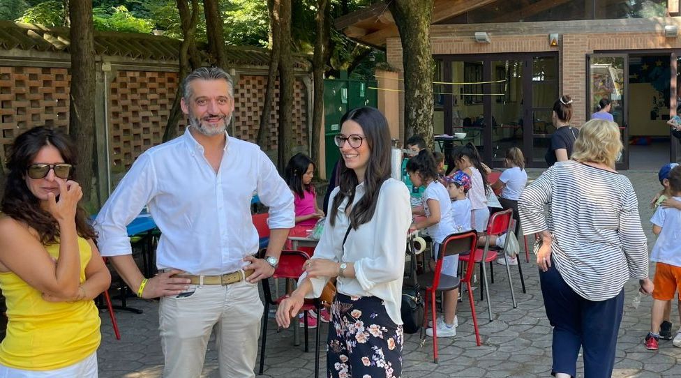 Tortona, Federico Chiodi e Anna Sgheiz visitano il Centro estivo