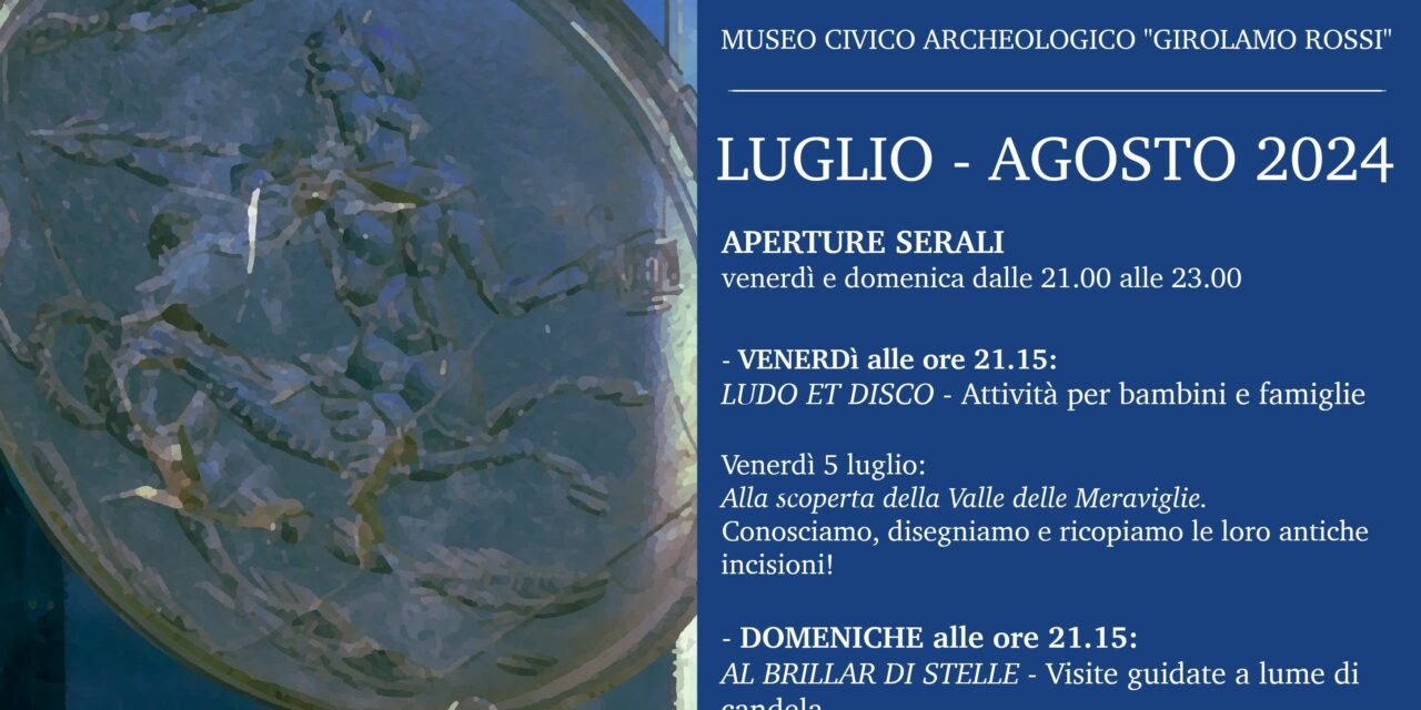 Venerdì ultimo appuntamento serale al MAR di Ventimiglia