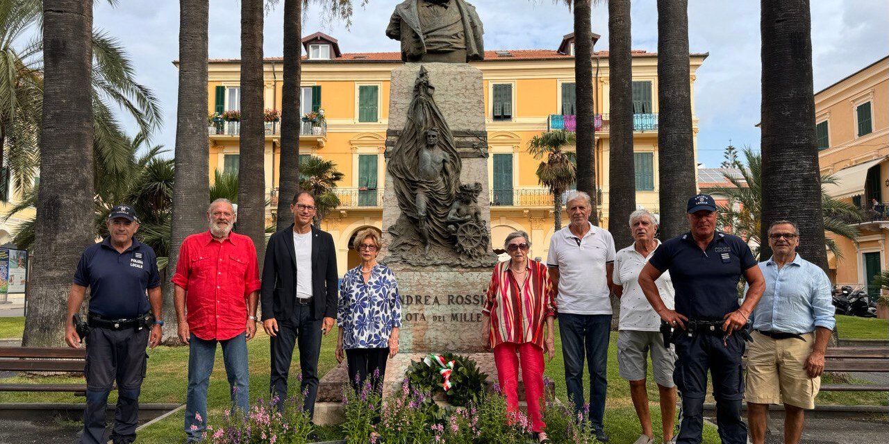 A Diano Marina ricordato Andrea Rossi, vicecomandante dei Mille