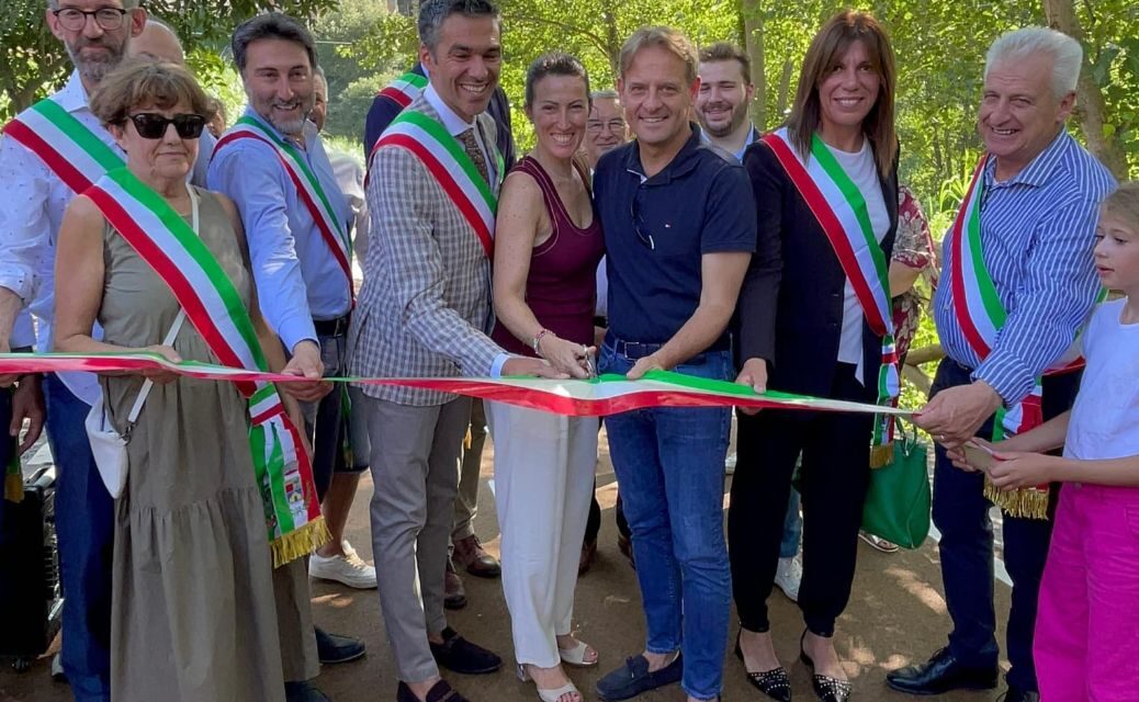 Inaugurato il primo tratto della Pista ciclabile a Chiusavecchia