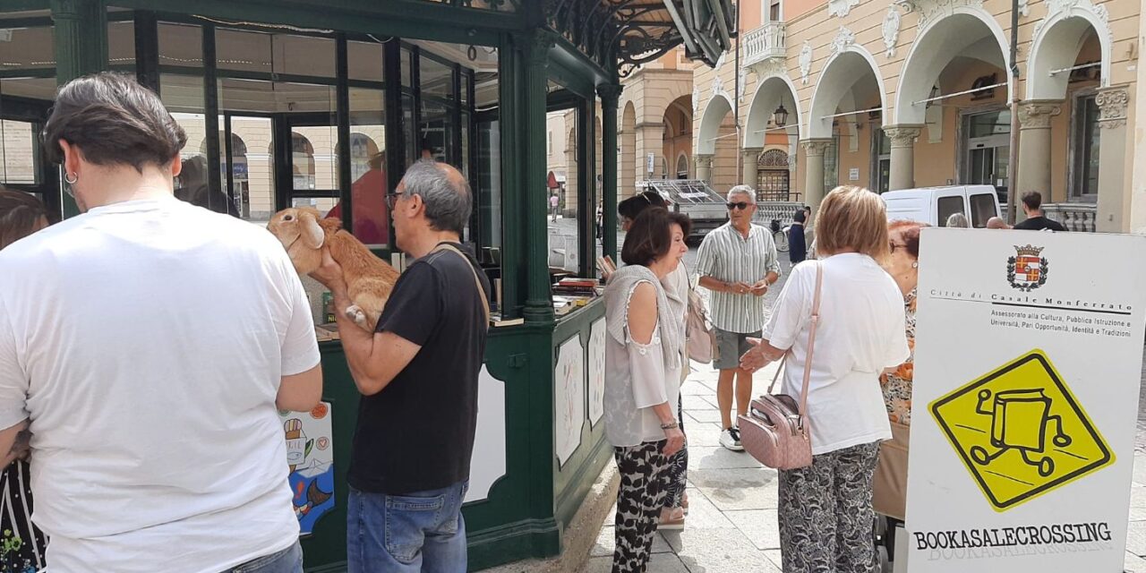 Bookcrossing durante la Notte Rosa a Casale Monferrato