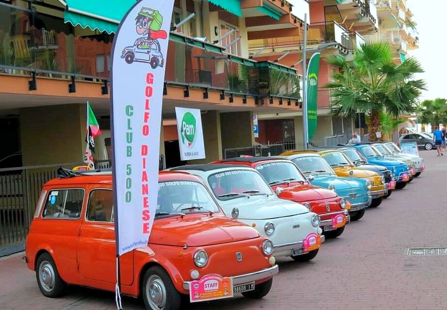 Domani a San Bartolomeo al mare il raduno delle Fiat 500 del Golfo Dianese