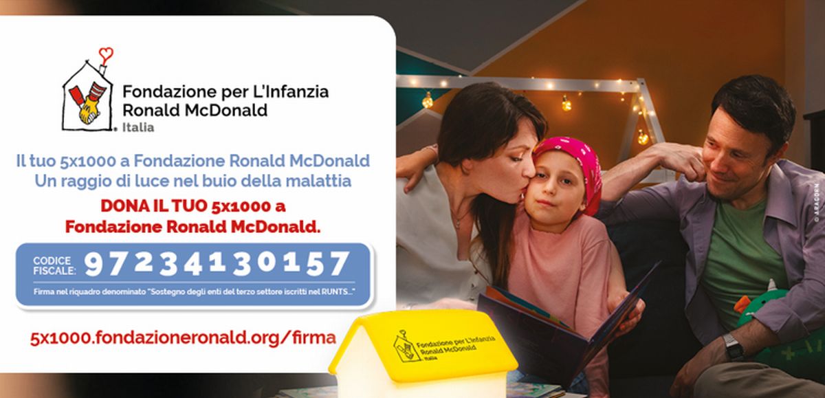 Chi è e cosa la Fondazione per l’Infanzia Ronald McDonald Italia ETS che opera anche ad Alessandria