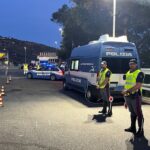 Guida a zig-zag e alcoltest positivo: la Polizia di Ventimiglia ferma un’auto e sequestra un coltello