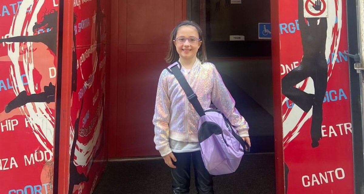 La giovane ballerina Tortonese Giada Fiore del Derthona Fitness scelta a livello nazionale per l’Alman Kids Crew