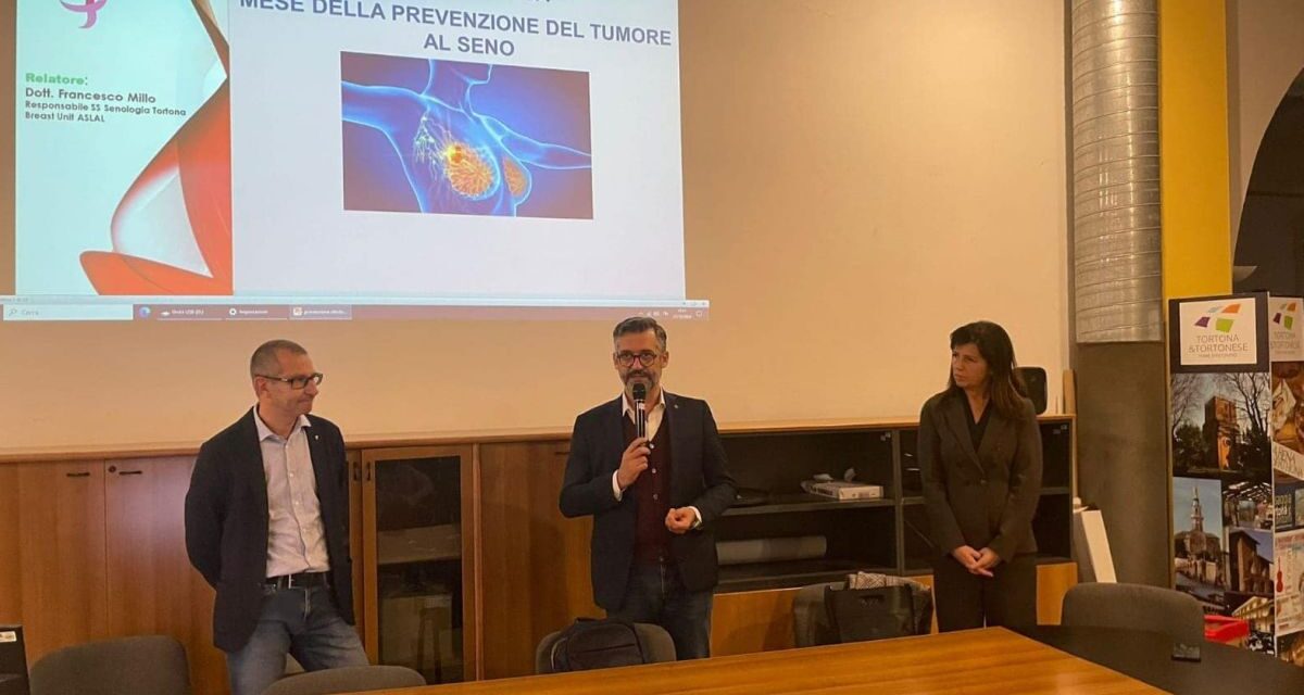 Buona affluenza al convegno sulla Senologia alla sala Romita del Comune di Tortona