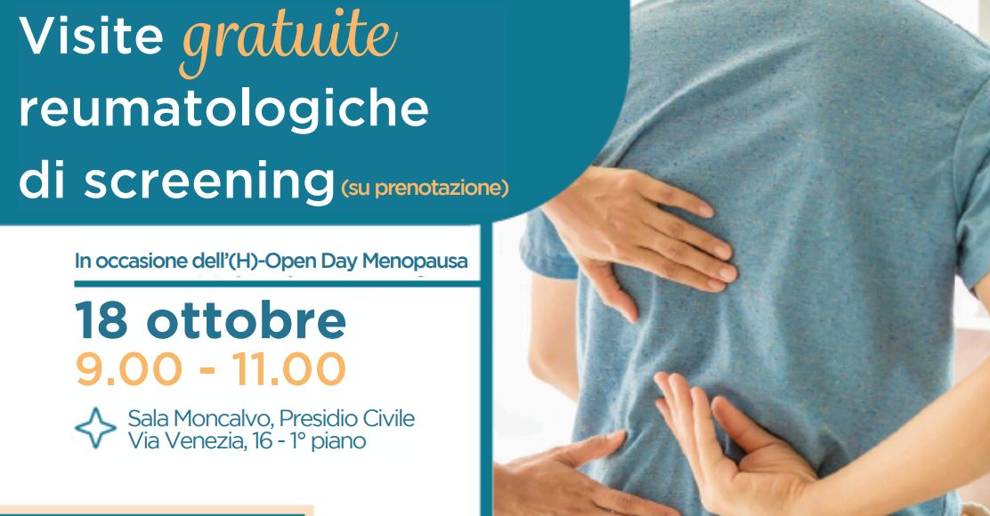 Ad Alessandria Open Day Menopausa: visite gratuite il 18 ottobre, ma prenotatevi