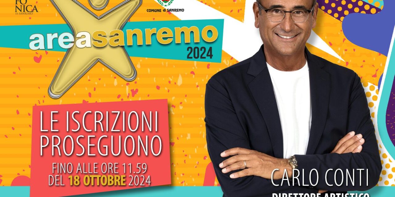 Con Area Sanremo, ad un passo dal Festival: ultimi giorni per iscriversi!