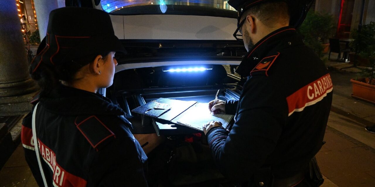Controlli a largo raggio dei Carabinieri ad Alessandria nel centro e in periferia: locali, esercizi commerciali, ecc…