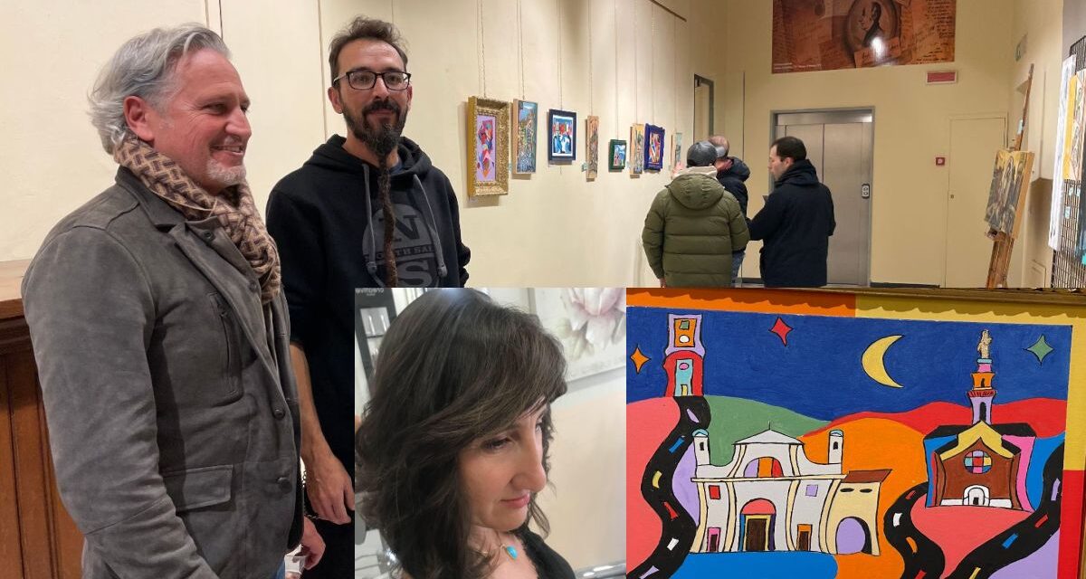 Inaugurata con successo dall’assessore Fabio Morreale la mostra di Laura Marini e Andrea Franzosi