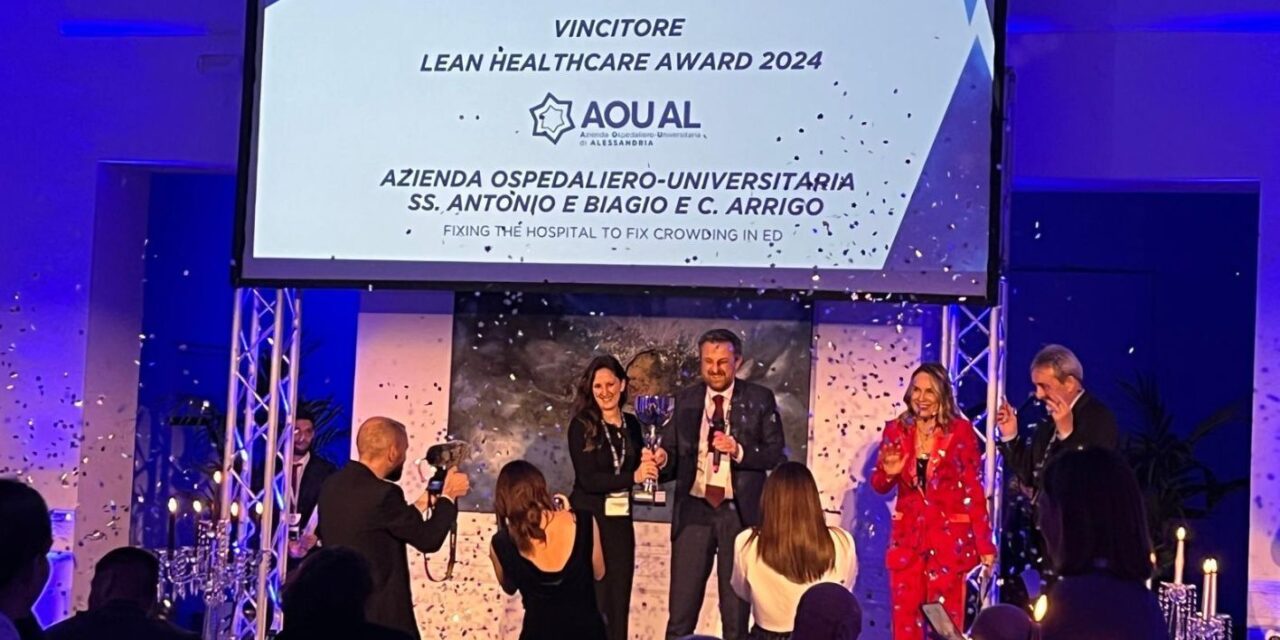 L’Azienda Ospedaliero-Universitaria di Alessandria si aggiudica il prestigioso Lean Healthcare Award