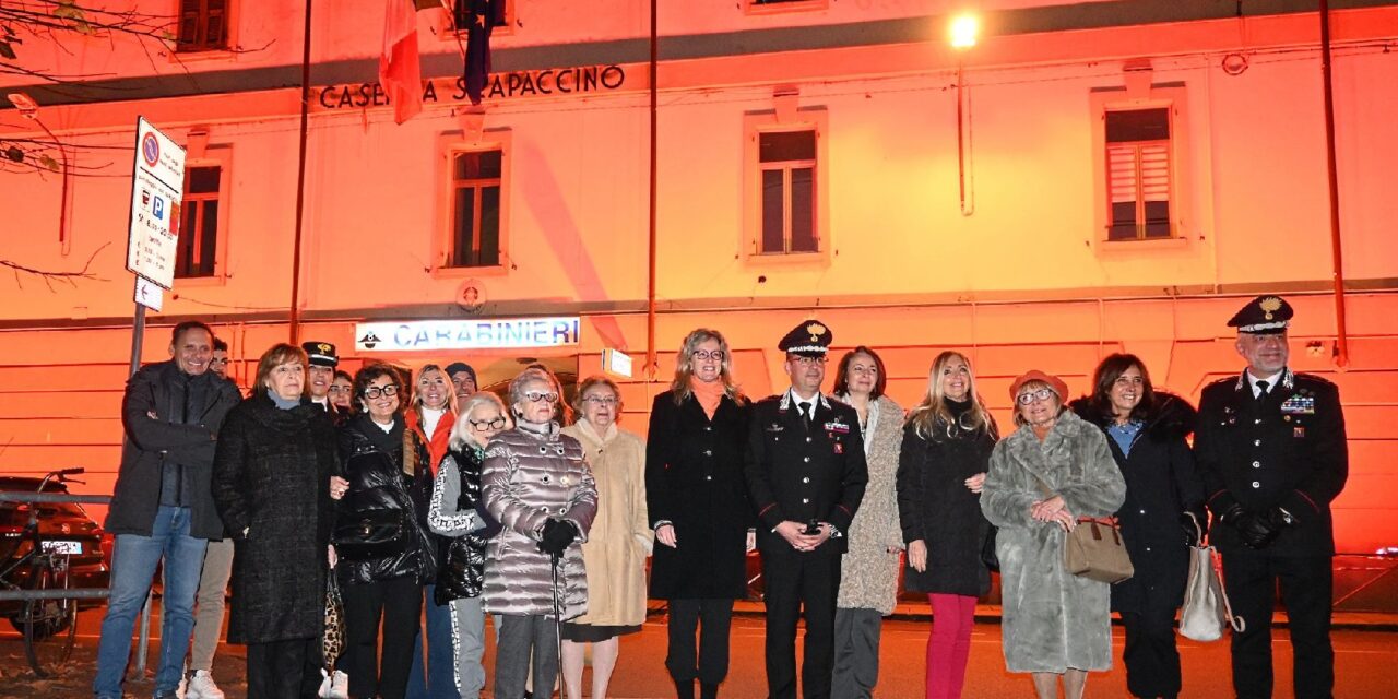 L’Arma dei Carabinieri aderisce all’iniziativa “Orange the World”, la campagna per dire NO alla violenza contro le donne