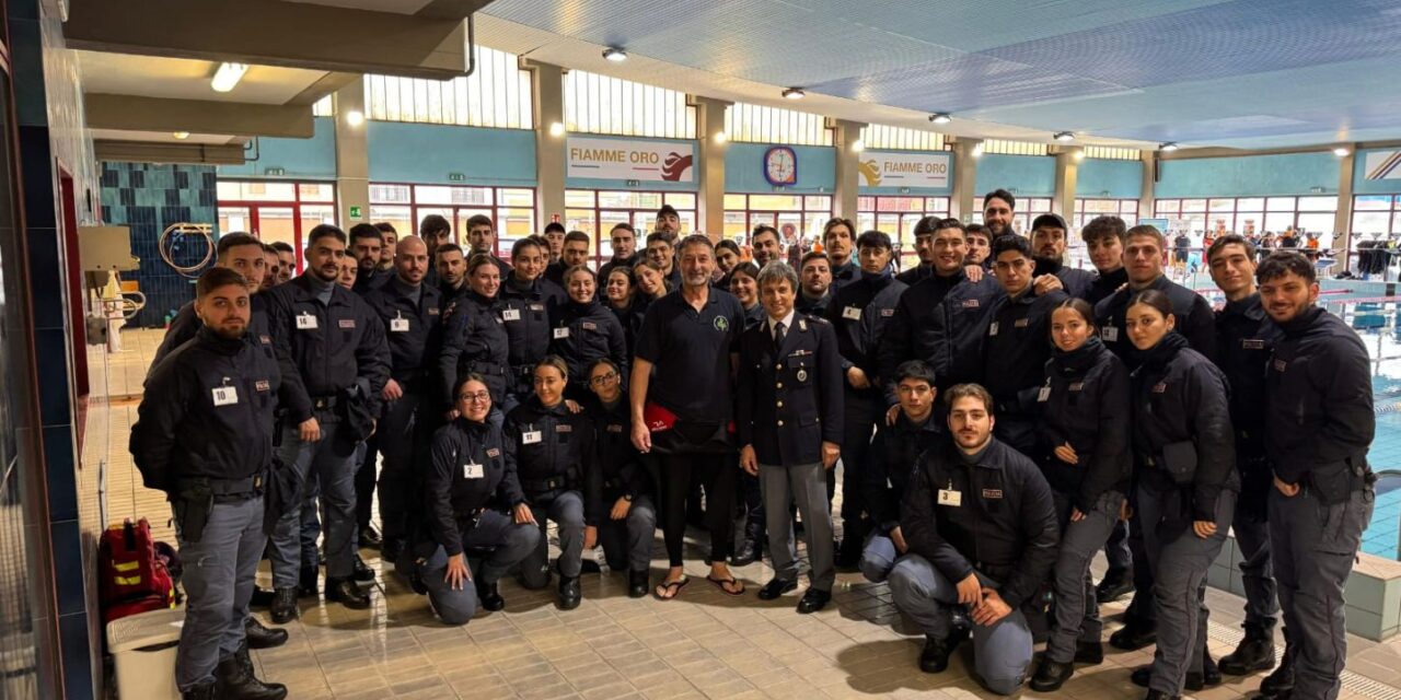 Alla Scuola Allievi Agenti di Alessandria la manifestazione solidale Subacquea ZERO Barriere
