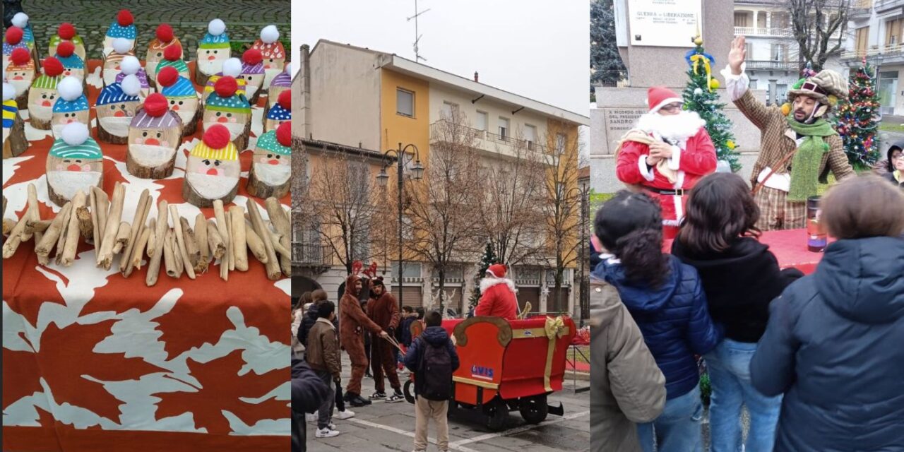 A Pontecurone si è svolta in piazza la festa natalizia dei bambini coi Baby Babbi