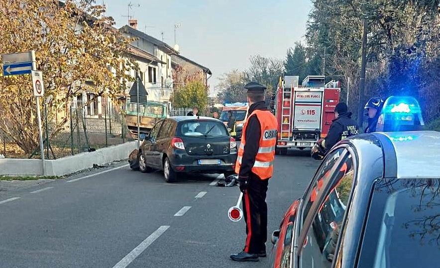 Incidente a Pozzolo Formigaro intervengono i Carabinieri