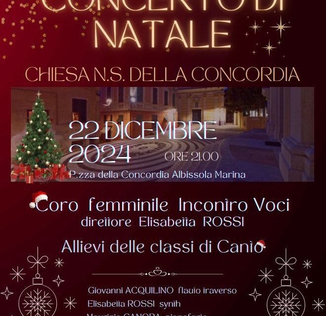 Concerto di Natale 2024 ad Albissola Marina