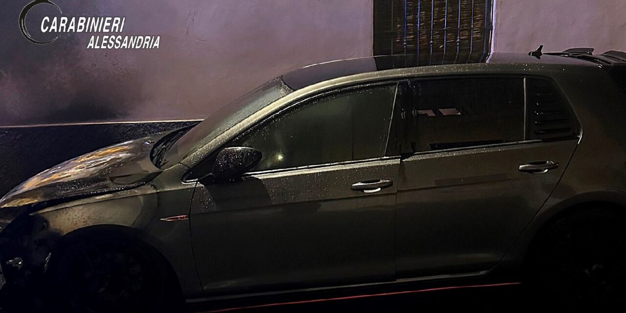 Arrestato dai Carabinieri l’autore dell’incendio intimidatorio di un’auto a Frugarolo
