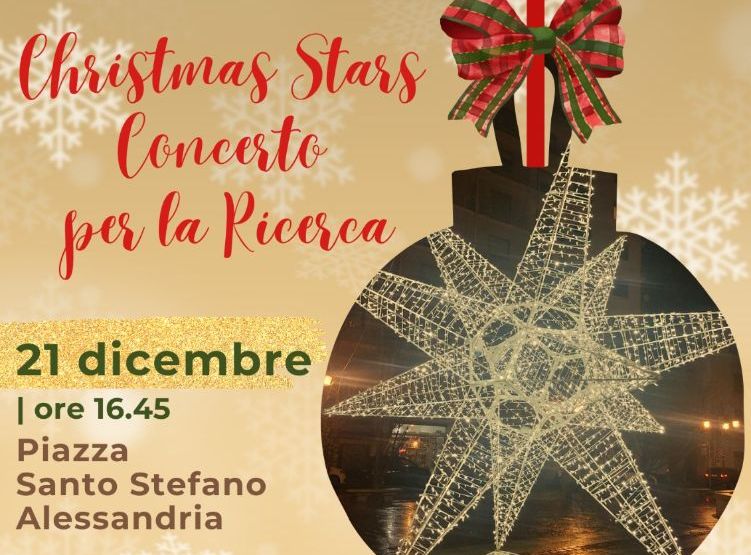Christmas Stars: il concerto per la ricerca in Piazza Santo Stefano ad Alessandria