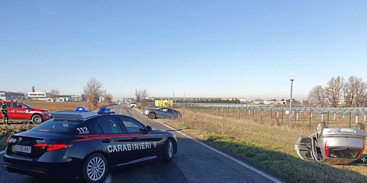 Incidente fra due auto a Novi Ligure