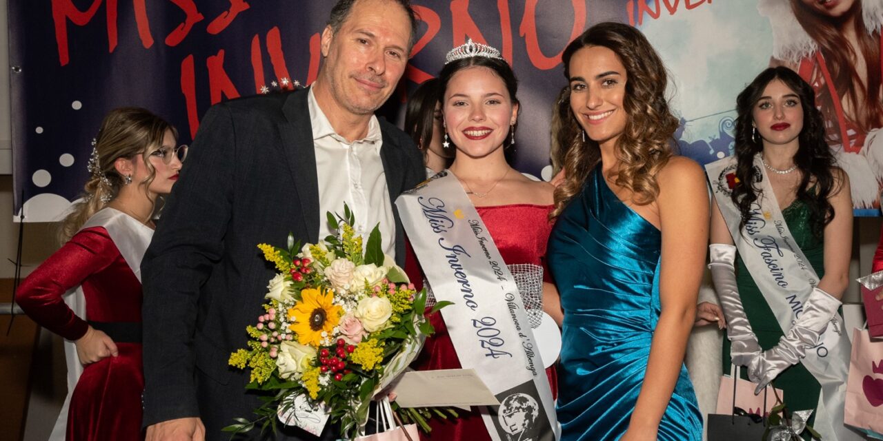 Marta Giannotti di Sanremo è Miss Inverno 2024 incoronata dal dianese Luca Valentini