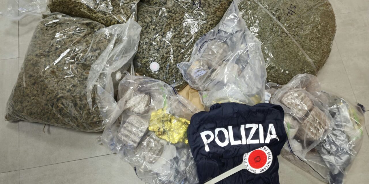 Sequestrati 24 Kg di droga a Ventimiglia, giovane arrestato dalla Polizia