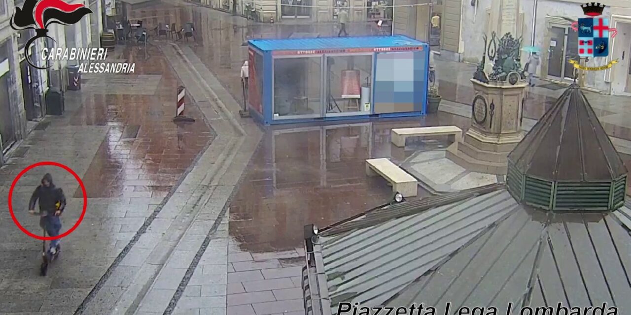 Alessandria, investe un anziano con un monopattino, provocandogli gravissime lesioni.