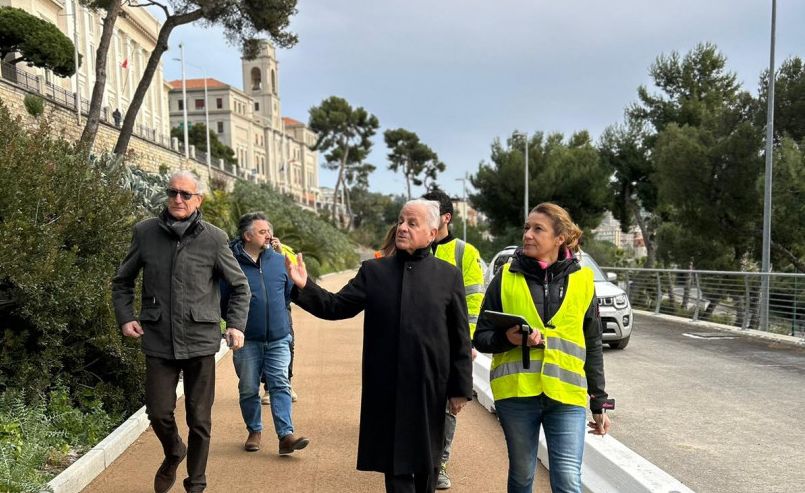 Imperia, sindaco Claudio Scajola sulla pista ciclabile: “Sopralluogo per esaminare gli ultimi dettagli e le aree verdi di contorno”