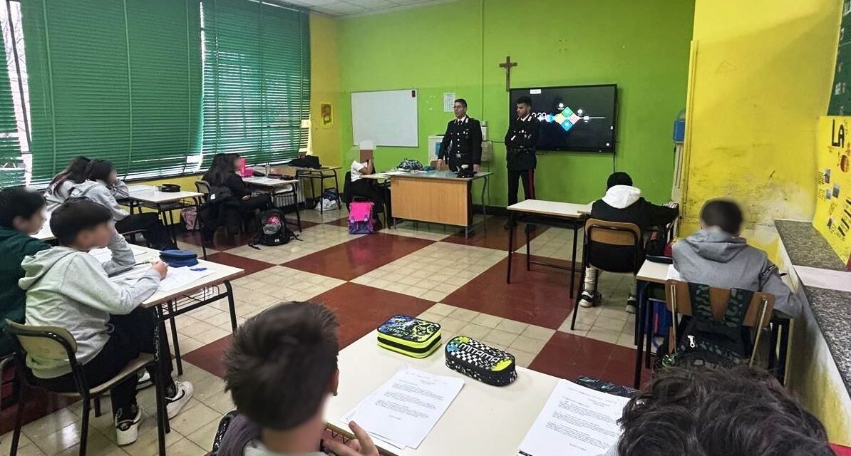 A Pontecurone la cultura della legalità tra i banchi di scuola: i Carabinieri incontrano gli studenti
