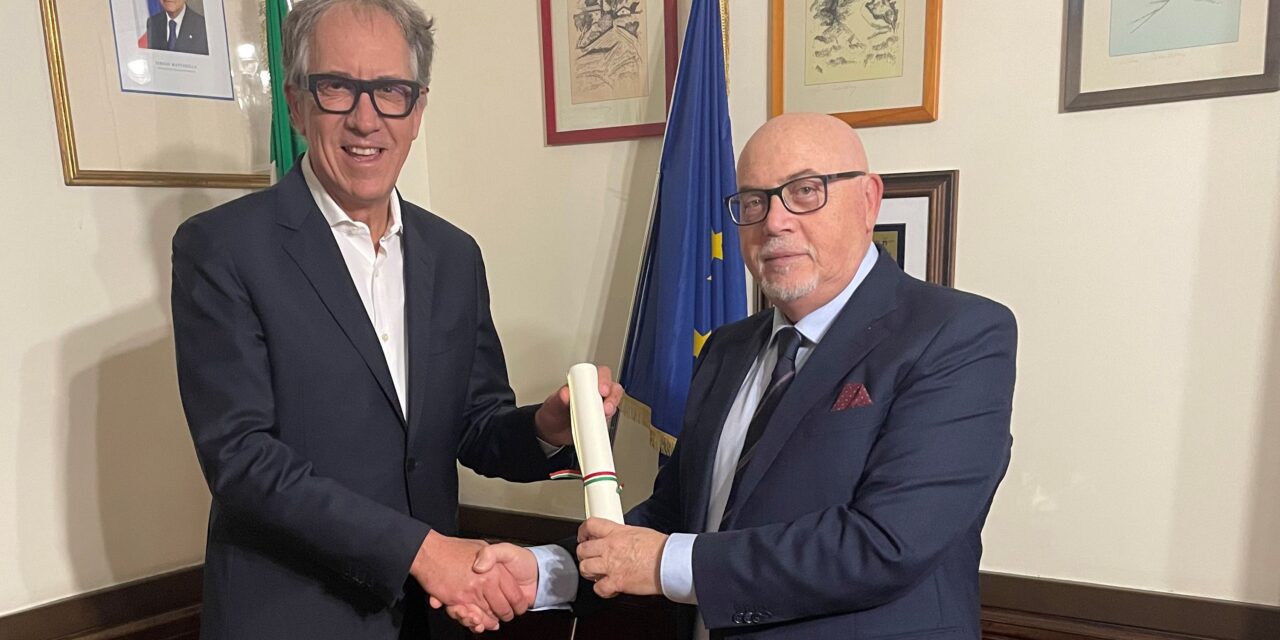 La Prefettura di Imperia ha premiato Alberto Biancheri