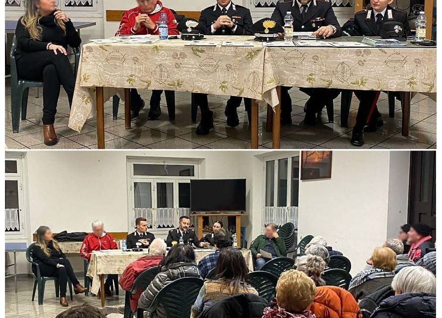 Truffe agli anziani e alle fasce deboli: istituzioni locali e Carabinieri di Predosa insieme per promuovere l’informazione e la cultura della prevenzione.