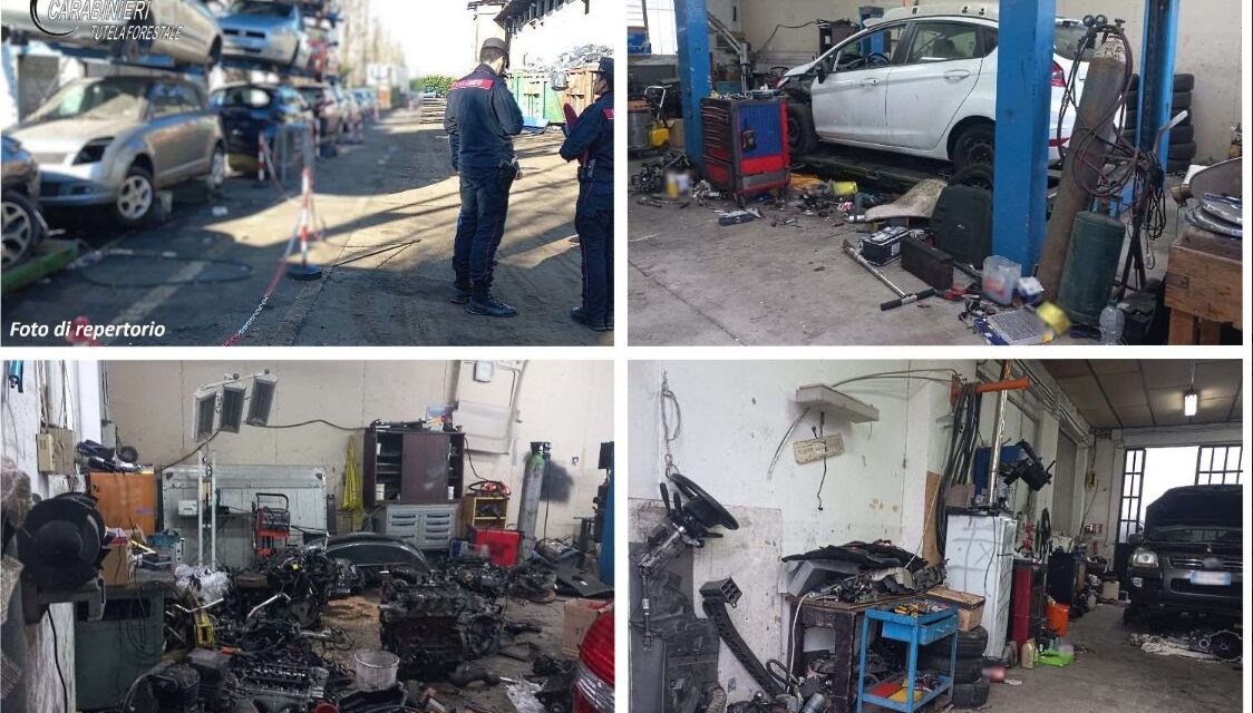 Ecco cosa succedeva con le auto avviate alla demolizione a Carbonara Scrivia: un’officina abusiva scoperta dai Carabinieri