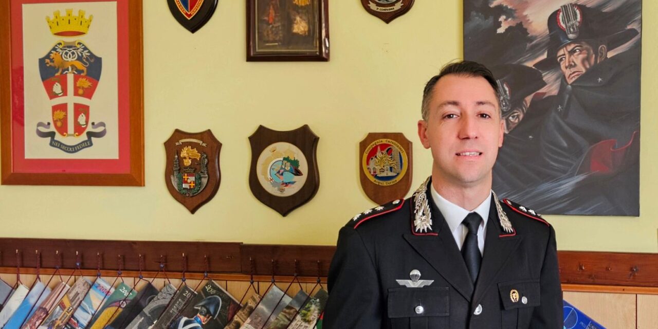 Il Capitano Maurizio Mistretta è il nuovo Comandante della Compagnia Carabinieri di Novi Ligure.