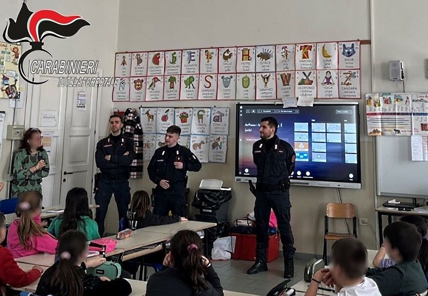 I Carabinieri Forestali nelle scuole di Acqui Terme, Gavi e Ovada