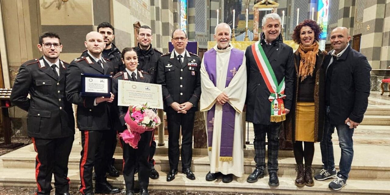 I Carabinieri della Stazione di Alessandria Cristo premiati dal Quartiere Cristo per l’impegno, la professionalità e la dedizione