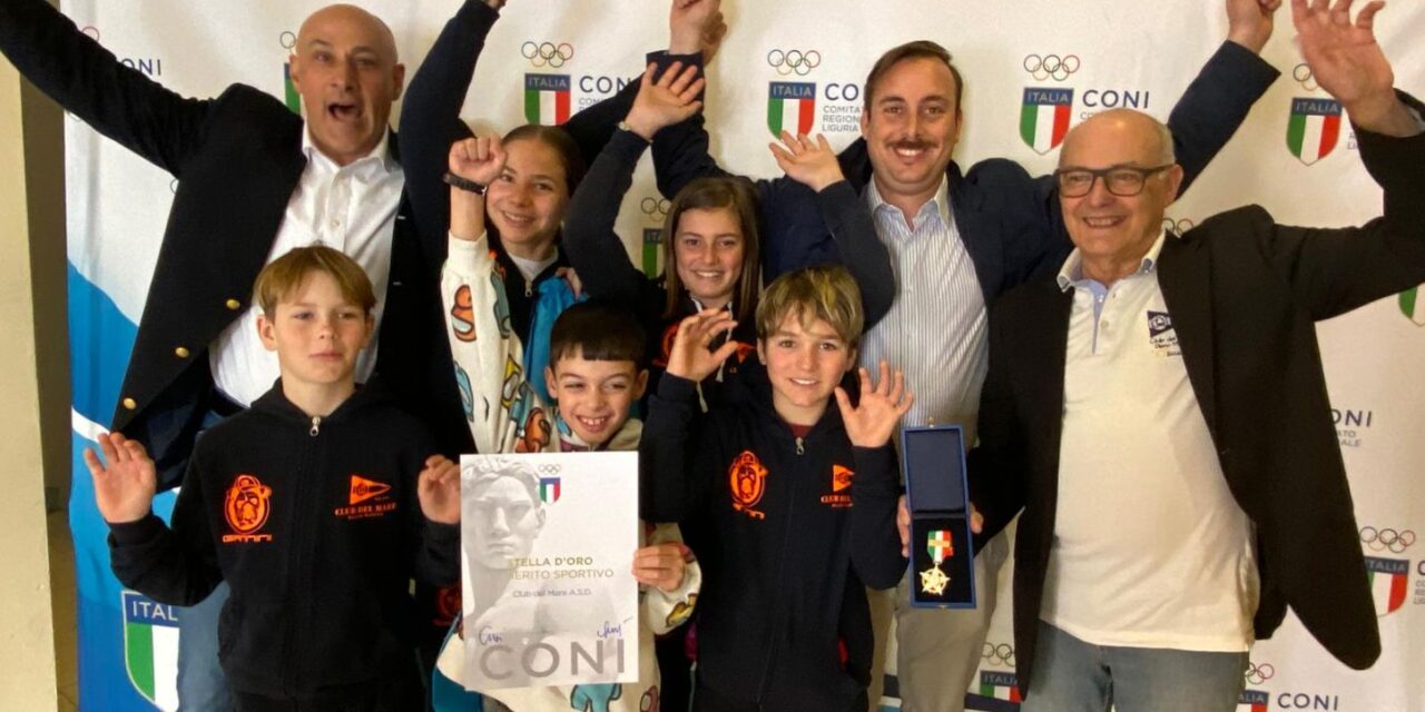 Stella d’Oro al Merito Sportivo del Coni per il Club del Mare di Diano Marina