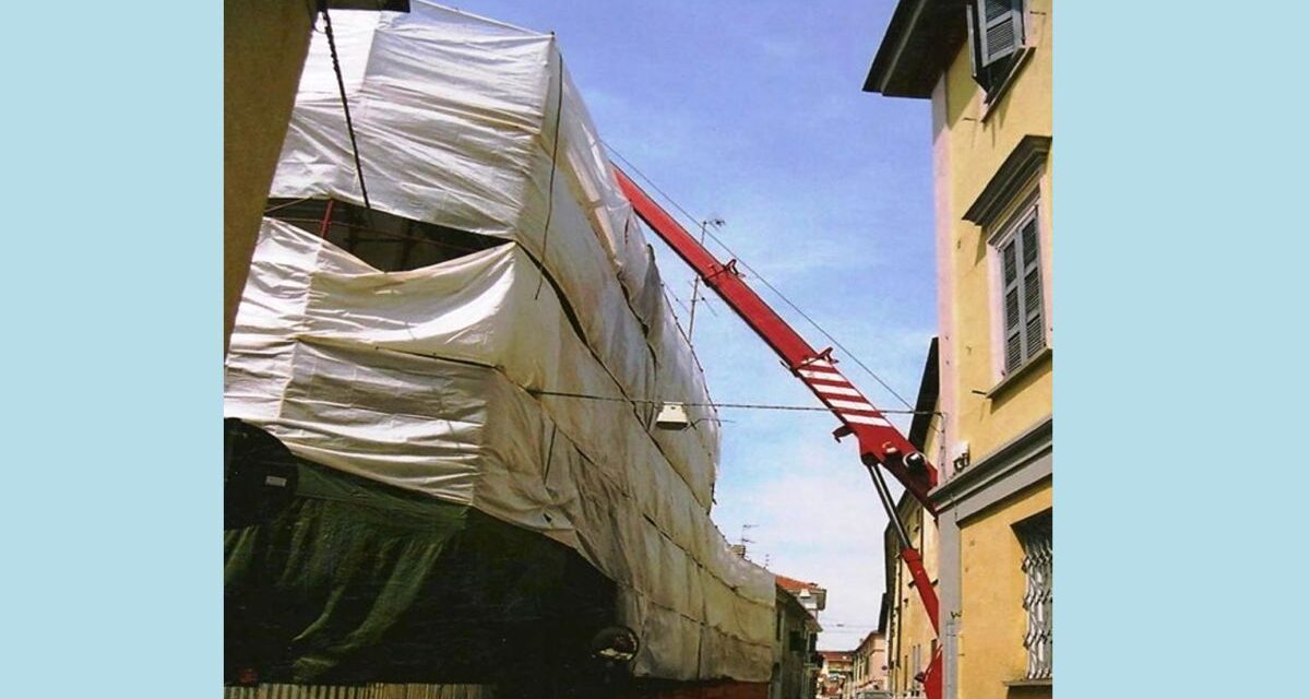 I restauri di Palazzo Terzano a Valenza avvenuti tra il 2003 e il 2005