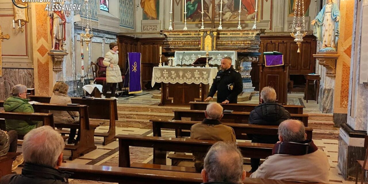 A Montemarzino  Carabinieri incontrano i cittadini in parrocchia: insieme contro le truffe agli anziani.