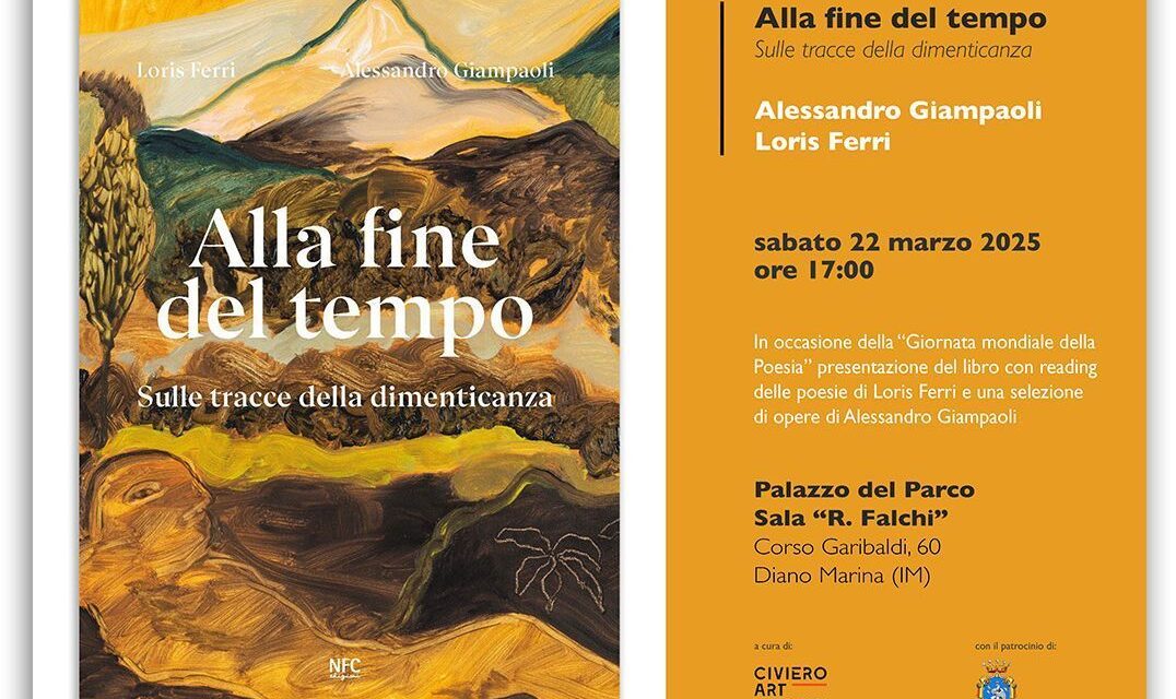 Alla fine del tempo, sulle tracce della dimenticanza. Un viaggio tra poesia e arte visiva in programma sabato pomeriggio a Diano Marina