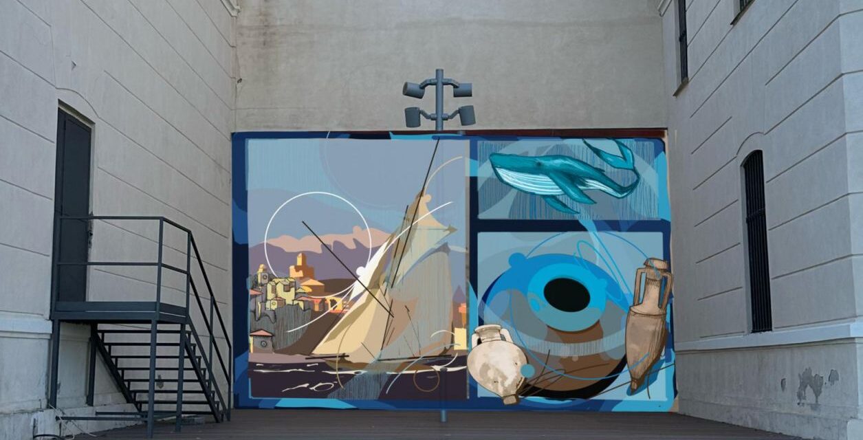 Imperia un nuovo murales arricchirà il Museo Navale e il Planetario