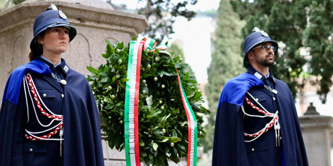 Imperia ricorda le vittime del Covid: deposte corone di alloro presso i cimiteri di Oneglia e Porto Maurizio