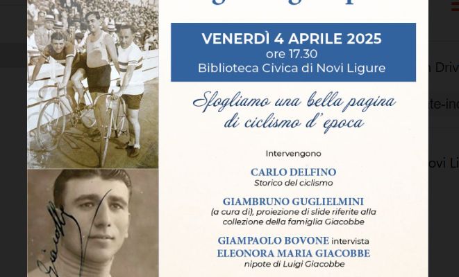 Venerdì a Novi Ligure omaggio a Luigi Giacobbe, “Le grand grimpeur”