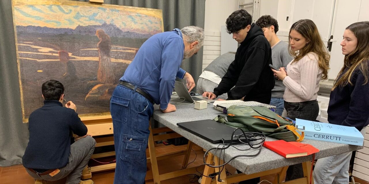 I giovani del Marconi di Tortona a Rivoli alla Fondazione Cerutti per..