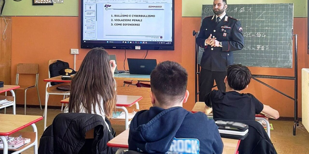 Incontri didattici con i Carabinieri nelle scuole di San Sebastiano sul tema “Cultura della legalità”