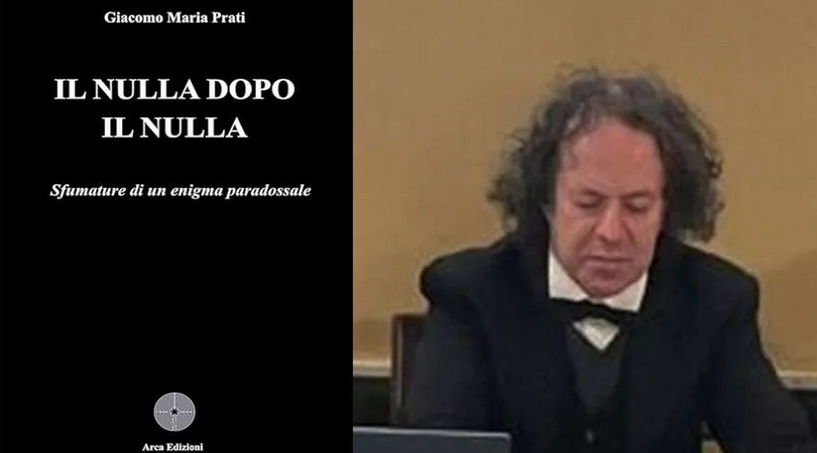 E’ uscito il nuovo libro del Tortonese Giacomo Maria Prati: un saggio sul nulla
