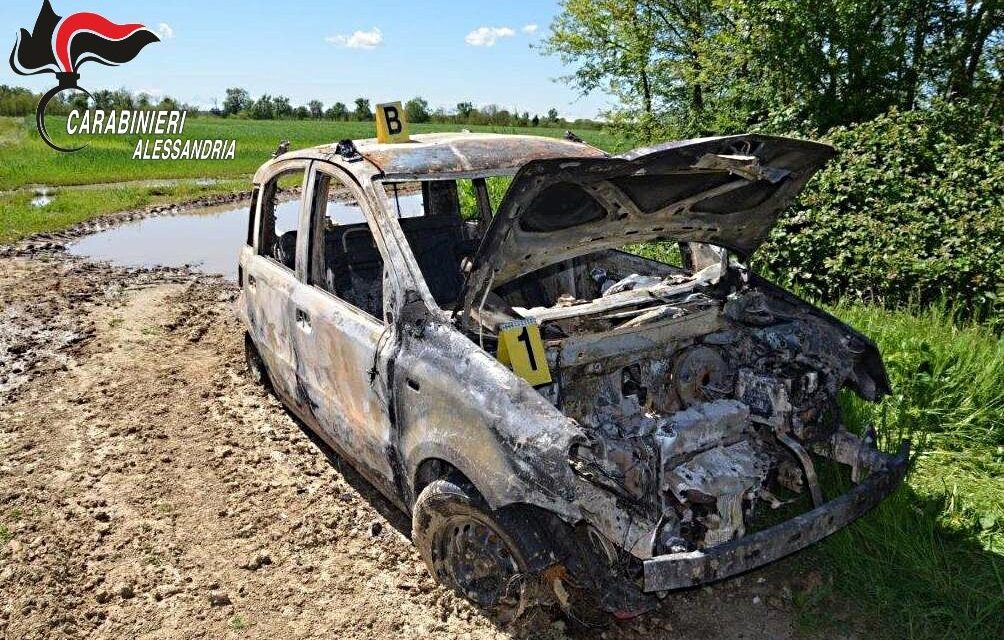 Ritrovata bruciata l’autovettura dell’uomo di Lu Monferrato scomparso da venerdì 18 aprile. Indagano i Carabinieri, coordinati dalla Procura di Alessandria.